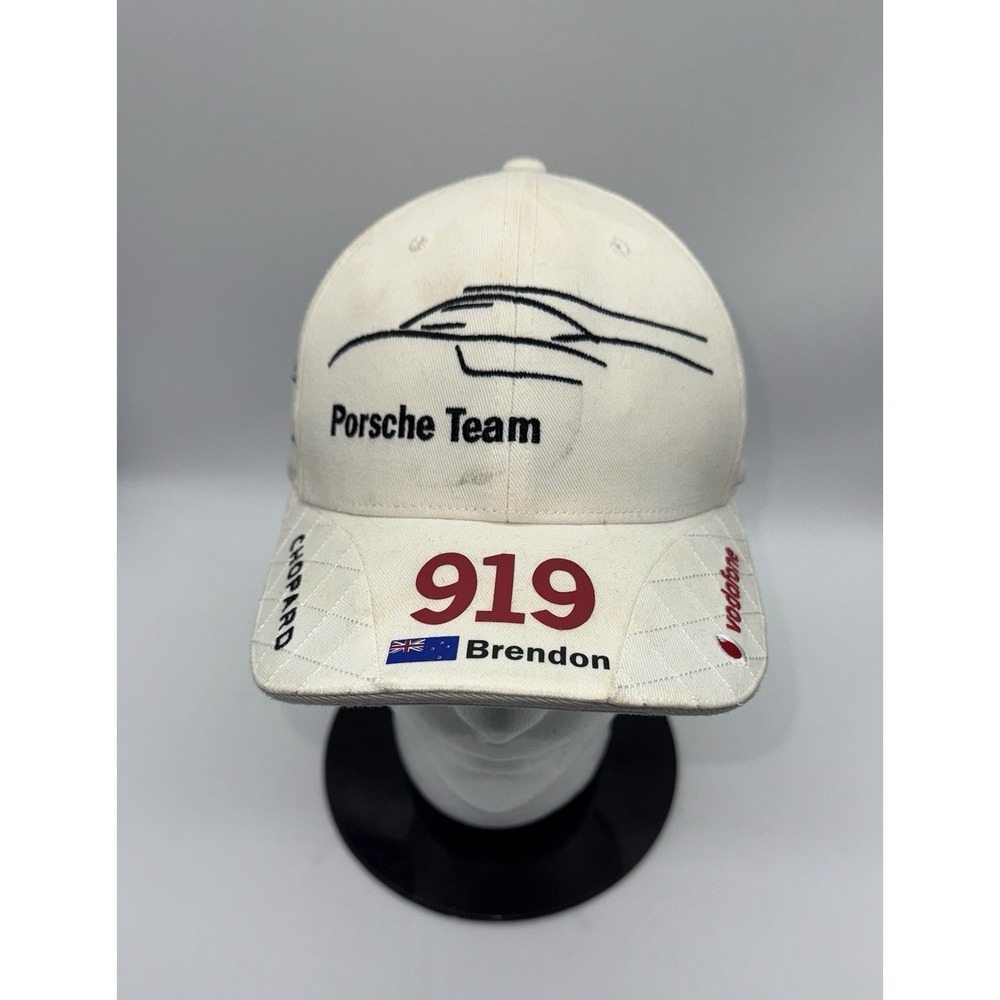 PORSCHE Team 919 Racing Promo Hat Cap Chopard Yupoong White Drivers Brendon